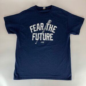 New York Yankees Smack Apparel Fear The Future Envy The Past Shirt Mens Large
